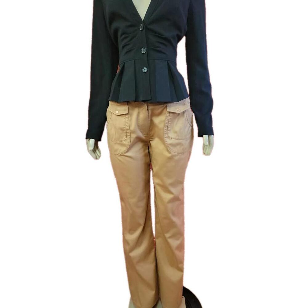 St. John Casual Collection by Marie Gray Women's Pants Gold/Brown Sz 10? #CB3